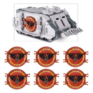 Blood Angels Legion Deimos Rhino Squadron:
MKIC Deimos Pattern Rhino - x3
Blood Angels Legion Deimos Rhino Doors - x3