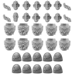 Emperor's Children Legion Upgrade Set (10 Heads, 10 Torsos, 10 Shoulder Pads)