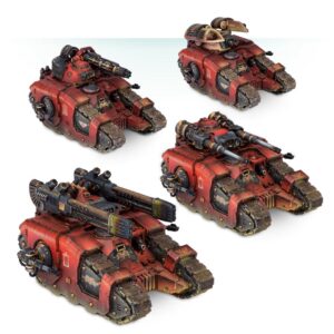 Sicaran Tank Collection:Sicaran Battle Tank - x1;Sicaran Punisher Assault Tank - x1;Sicaran Arcus Strike Tank - x1;Sicaran Omega Tank Destroyer - x1