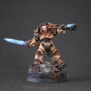 Praetor in artificer-modified Cataphractii armour
