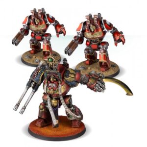 Thousand Sons Contemptor Talon:
Thousand Sons Legion Osiron Pattern Contemptor Dreadnought - x1; 
Contemptor Autocannon - x1;
Thousand Sons Legion Contemptor Dreadnought - x2; 
Contemptor Pattern Close Combat Arm (Fist) - x2, 
Contemptor Pattern Volkite Culverin - x2