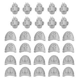 Thousand Sons Achean pattern Armour Upgrade Set (x10 heads, x20 shoulder pads)