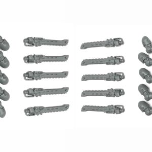 Melee Weapons Upgrade Set Right Arm Chainswords x10
