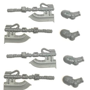 Melee Weapons Upgrade Set Right Arm Power axes x4