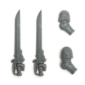 Melee Weapons Upgrade Set Right Arm Charnabal sabres x2