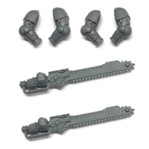 Melee Weapons Upgrade Set Two Hands Heavy chainswords x2